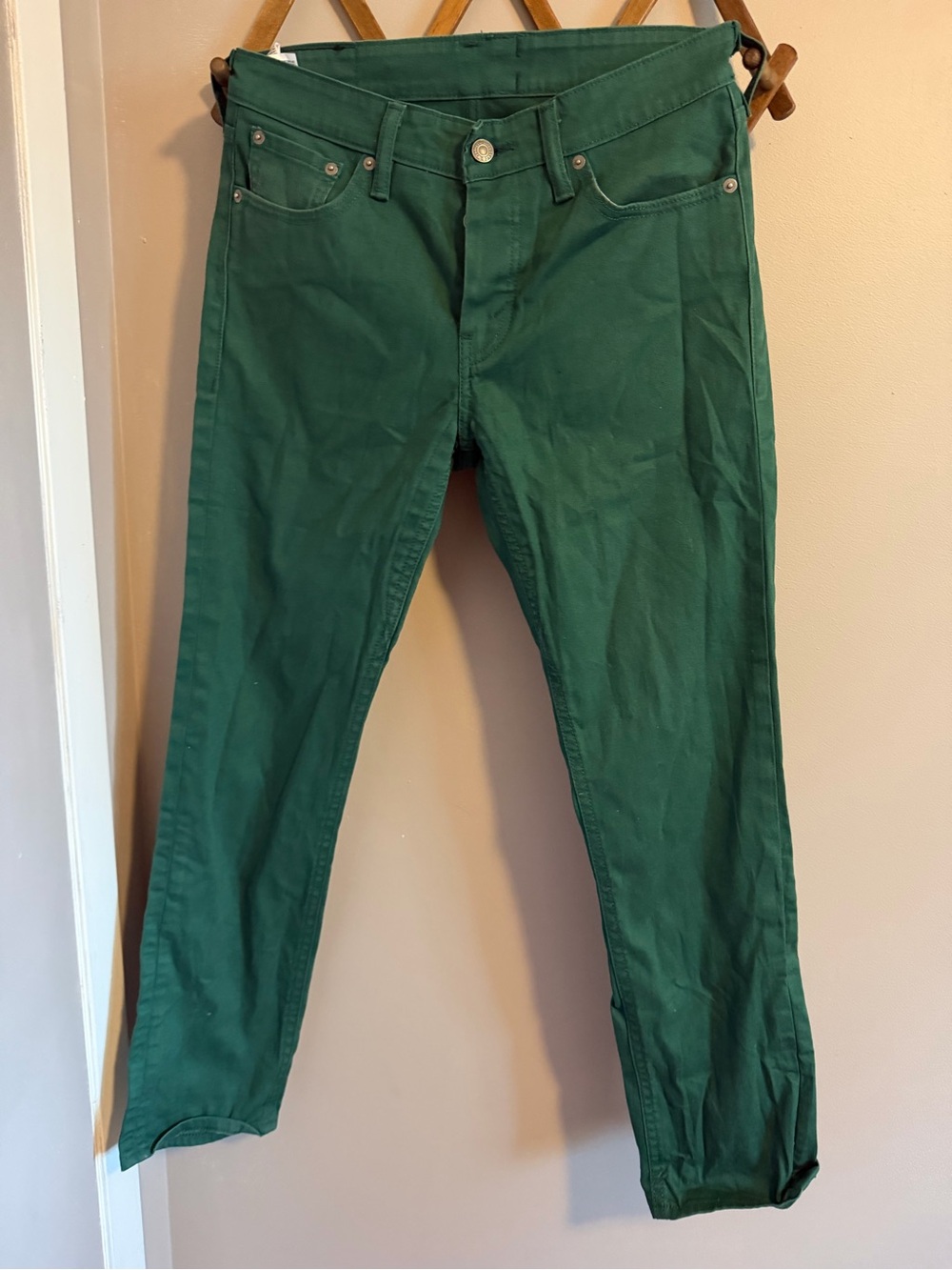 Levi's 511 Slim Fit Pants buttonfly (Forest / Hunter Green) W30 L30